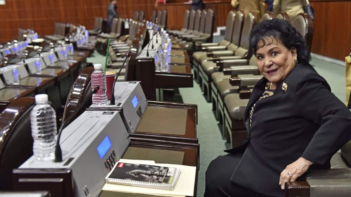 Durante una sesión en la Cámara de Diputados
