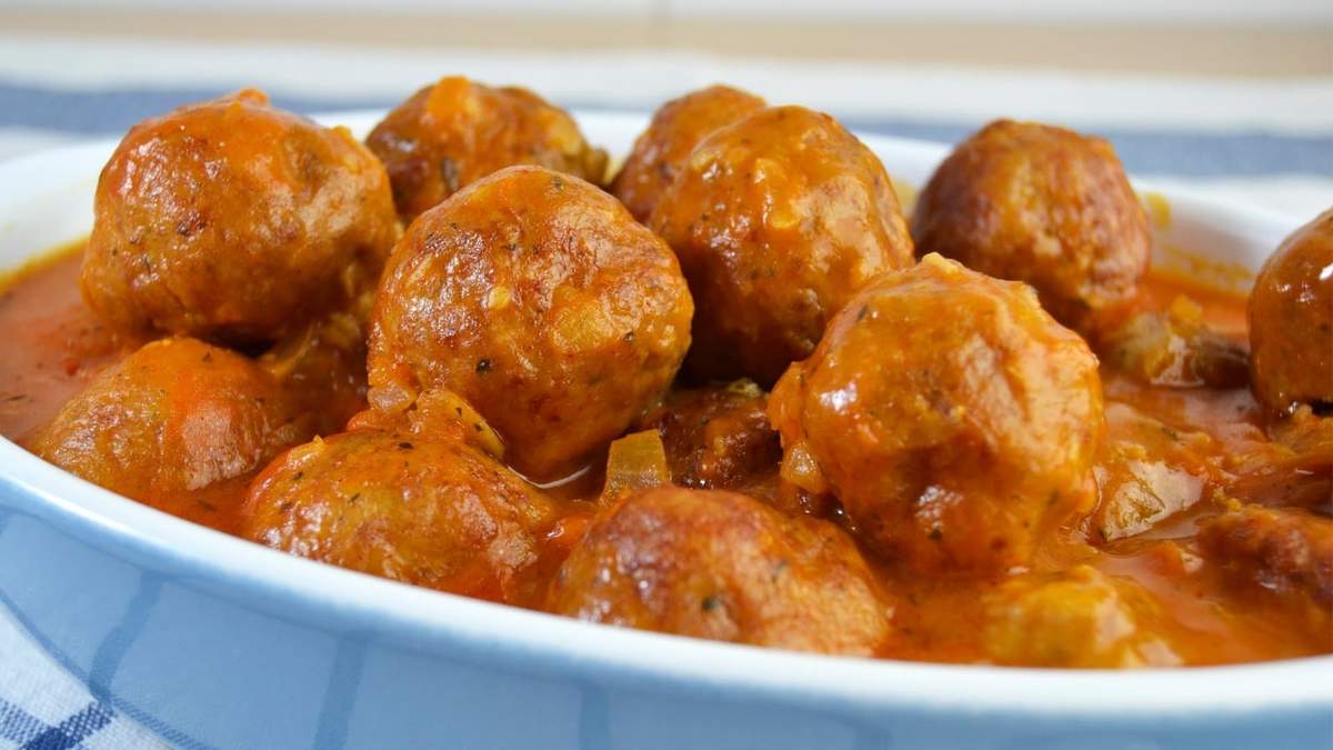 Albóndigas de pollo. Fuente: (Instagram)