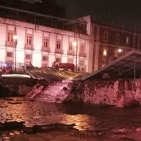 Colapsa parcialmente techumbre del Templo Mayor por acumulación de granizo