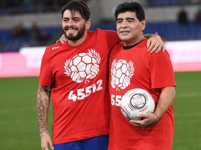 Entre lágrimas, Diego Maradona Junior se despidió de su padre de esta triste manera: "Mi corazón"