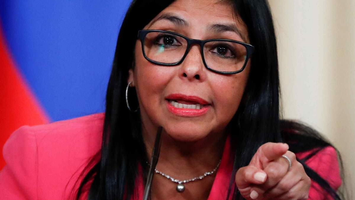 La vicepresidenta de Venezuela confirmó los casos de coronavirus. Fuente: (Twitter)