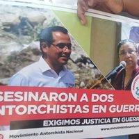 Antorchistas marchan en Chilpancingo para exigir justicia por el asesinato de uno de sus líderes