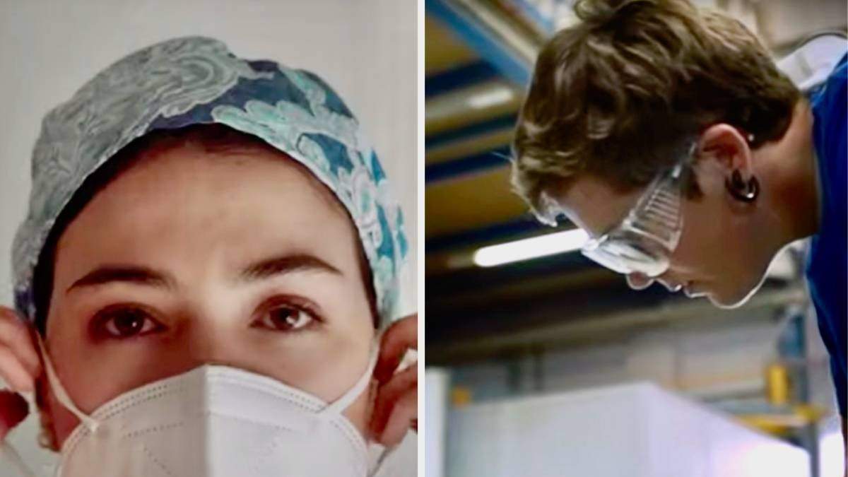 Escenas del video de la campaña