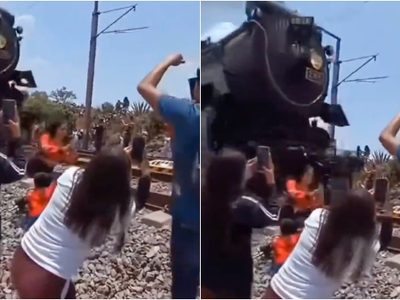 Mujer quiso tomarse selfie, pero murió al ser golpeada en la cabeza por una locomotora en Hidalgo