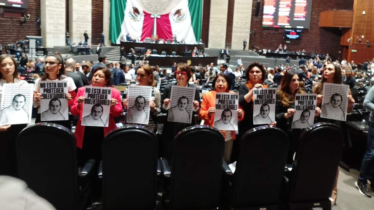 La protesta de las diputadas de Movimiento Ciudadano