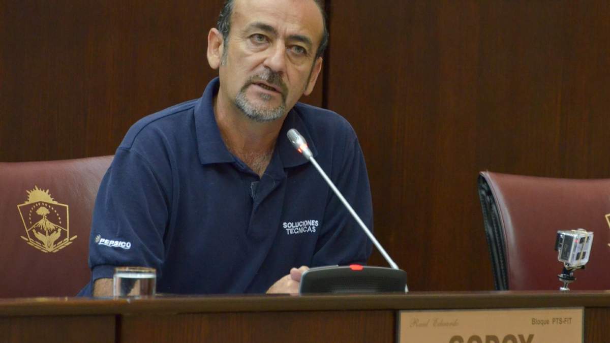 Raúl Godoy, cuando ejercía como diputado provincial. Fuente: (Twitter)