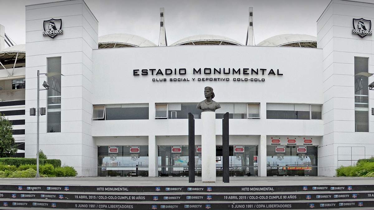 Estadio Monumental, en Santiago de Chile