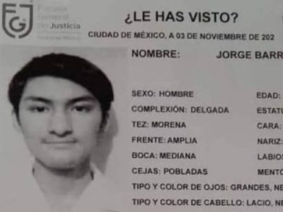 La UNAM condena desaparición de Jorge Barrera; dice que colabora con autoridades