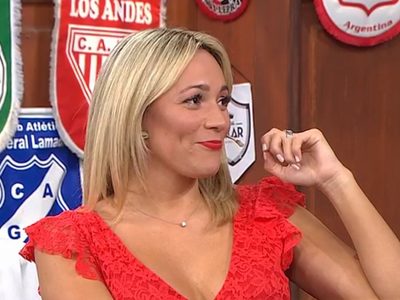 “Me da tristeza”: entre lágrimas, Rocío Oliva habló de Diego Maradona en Polémica en el Bar