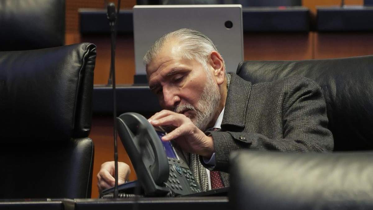 El senador de Morena en el Senado, Adán Augusto López