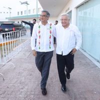Desde Tamaulipas, AMLO fustiga el antiguo sistema de seguridad social