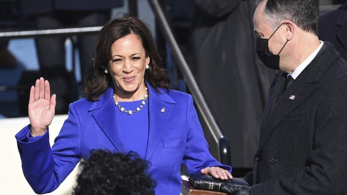 Kamala Harris asumió la vicepresidencia de Estados Unidos. Fuente: (Twitter)