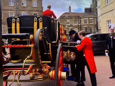 Exhiben a Gertz durante un desfile real en Londres; lo critican en redes