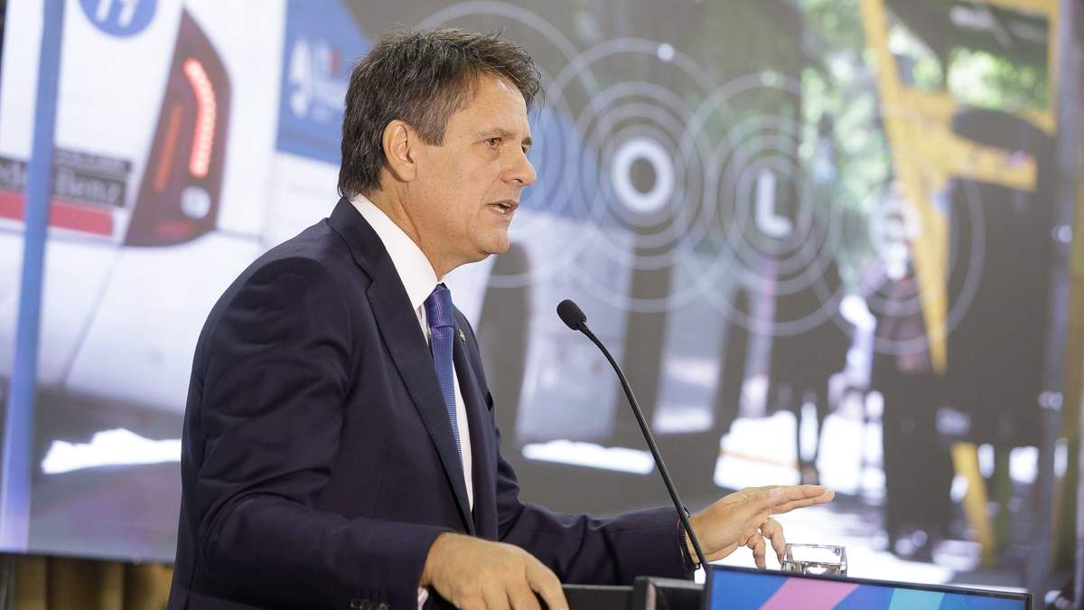 El intendente Mariano Gaido. Fuente: (Emiliano Ortiz)