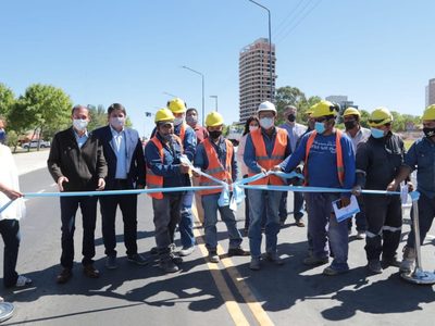 Gutiérrez y Gaido inauguraron la rama sur del Acceso Norte en Neuquén Capital