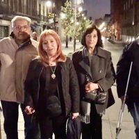 Rosario Piedra acompaña manifestación del Comité Eureka en Palacio Nacional