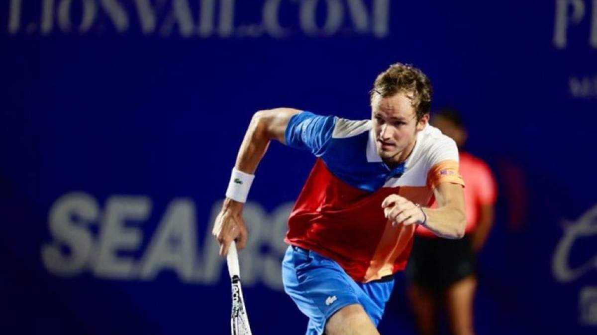 El tenista ruso Daniil Medvedev