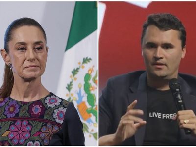 Sheinbaum lamenta el asesinato de Charlie Kirk, activista conservador y aliado de Trump