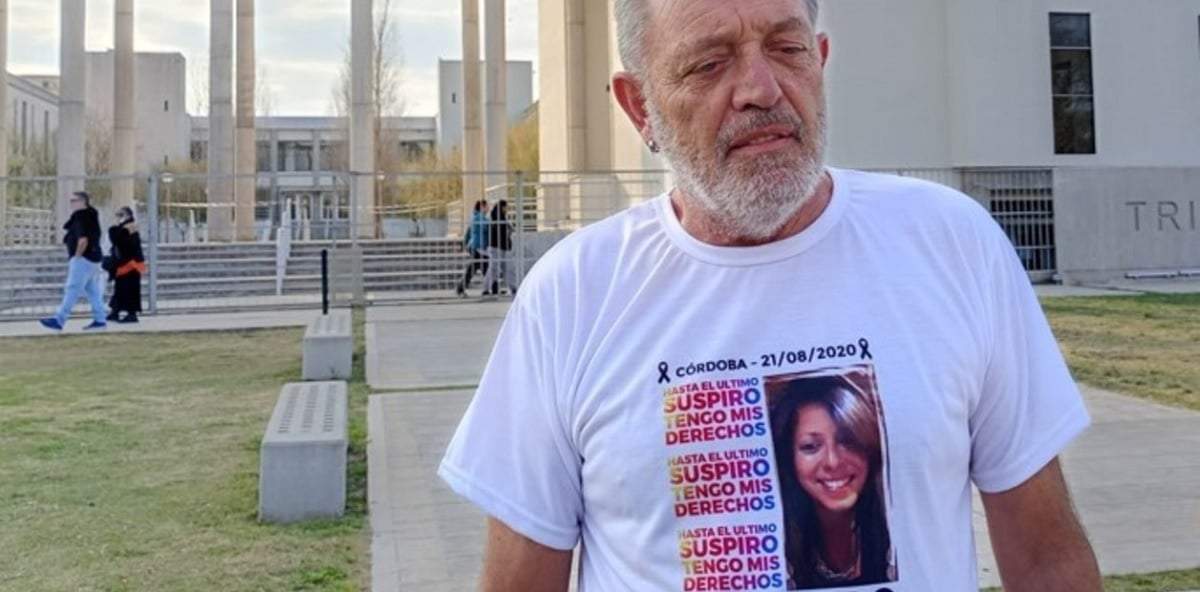 Pablo Musse, papá de Solange, durante la última jornada del juicio. Fuente (diario Clarín)
