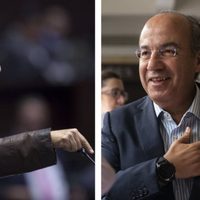Noroña desea pronta recuperación a Calderón... para poder llevarlo a la cárcel
