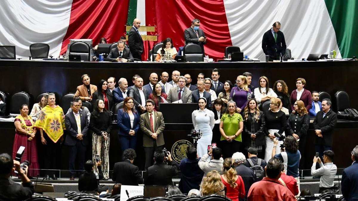 Diputados en el Pleno de San Lázaro, el martes 9 de diciembre de 2025