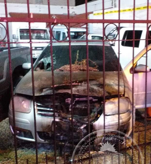 Incendio en un concesionario Fuente: (Policía de Neuquén)