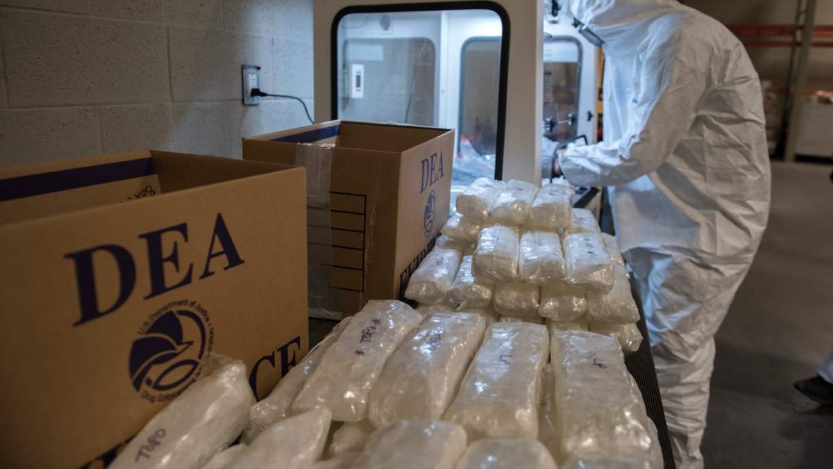 Drogas decomisadas por la DEA