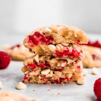 Cookies de frambuesa y chocolate blanco: irresistibles y extra crocantes para tu próxima merienda dulce