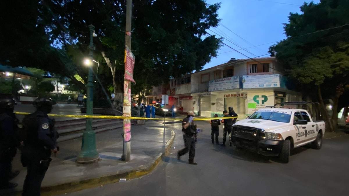 El sitio donde abandonaron los cuerpos
