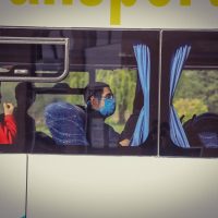Arribó el primer micro con rionegrinos varados