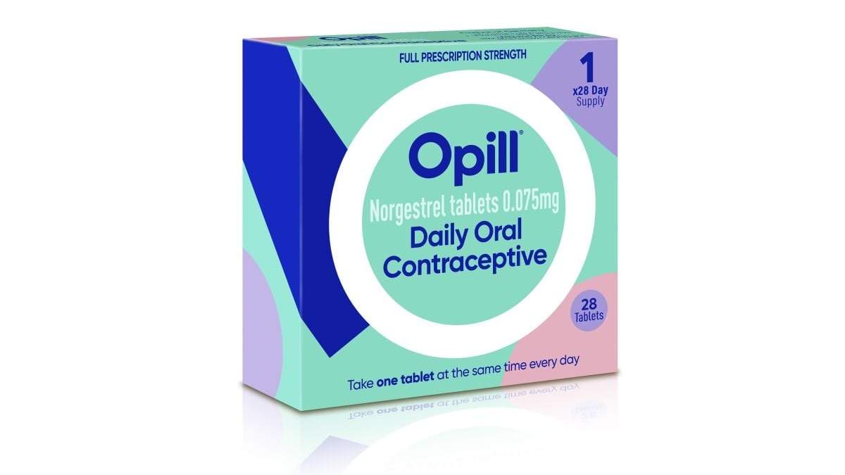 Píldora anticonceptiva Opill, de venta libre en EU