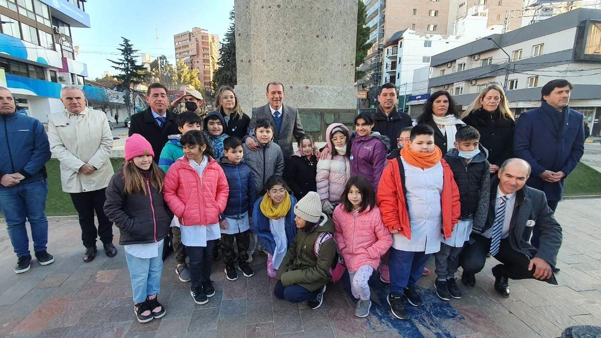 Marcos Koopmann participó del acto por el 172 aniversario del fallecimiento del General José San Martín. Fuente: (Javier Manzano)