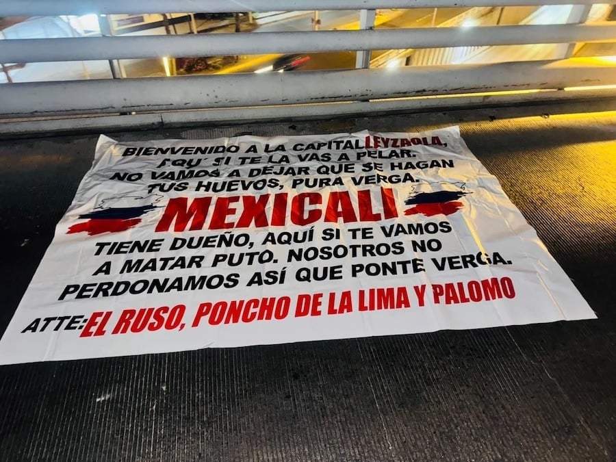 Narcomanta contra Julián Leyzaola