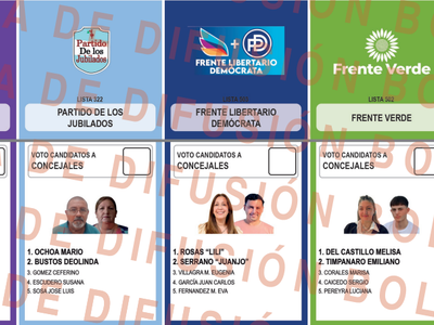Atención: así es la boleta de candidatos en La Paz