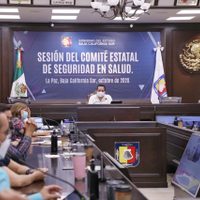 El gobernador de BCS y su esposa dan positivo a covid-19