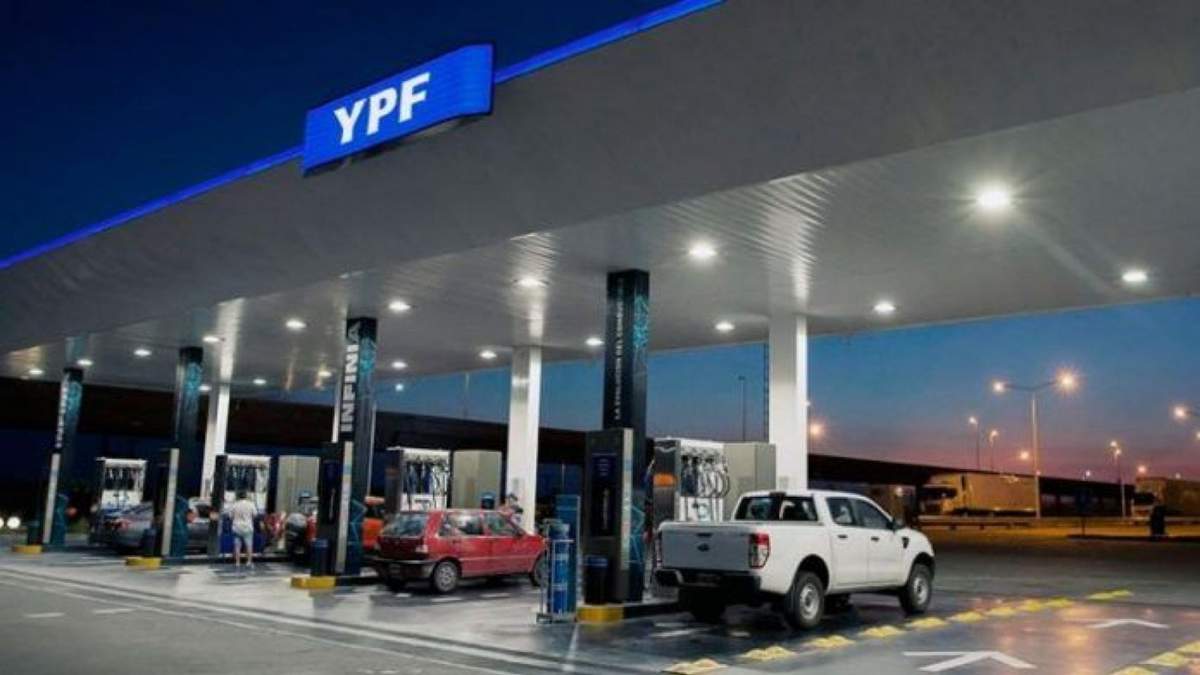 Estación de servicio YPF. Fuente: (Twitter)