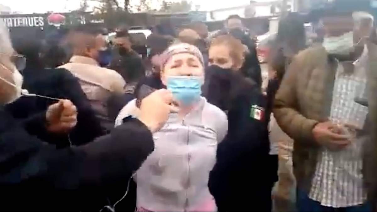 El momento de la detención de la candidata priista