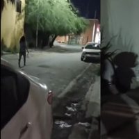 Captan en VIDEO el momento en el que una joven mujer abandona a su hijo en plena calle