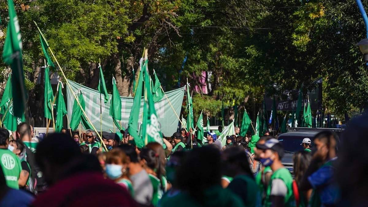 Paro de la ATE en Río Negro. Fuente: (Twitter)