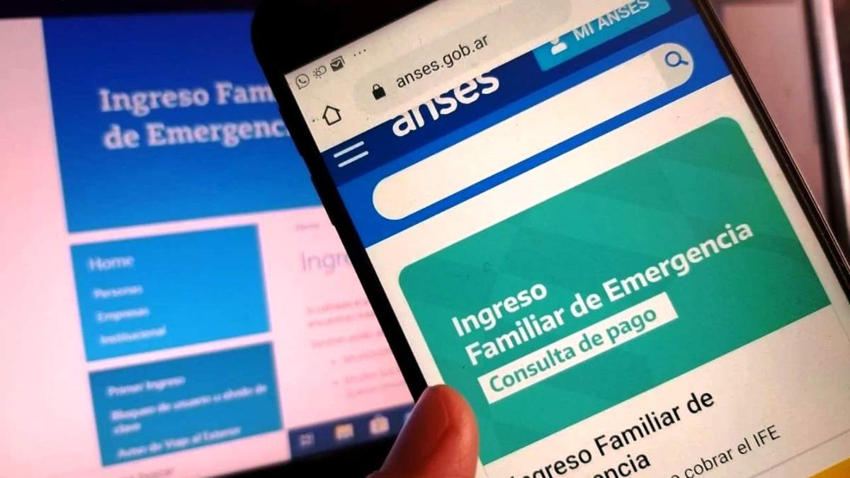 Perfil de consulta para Ingreso Familiar de Emergencia en la página web de la ANSES. Fuente: (Twitter)