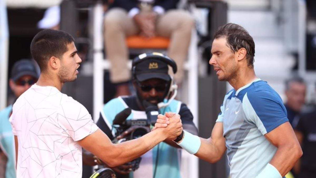 Carlos Alcaraz y Rafael Nadal