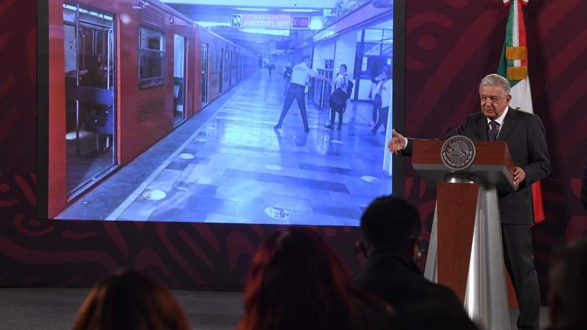 AMLO defendió la vigilancia de la GN en el Metro de la CDMX