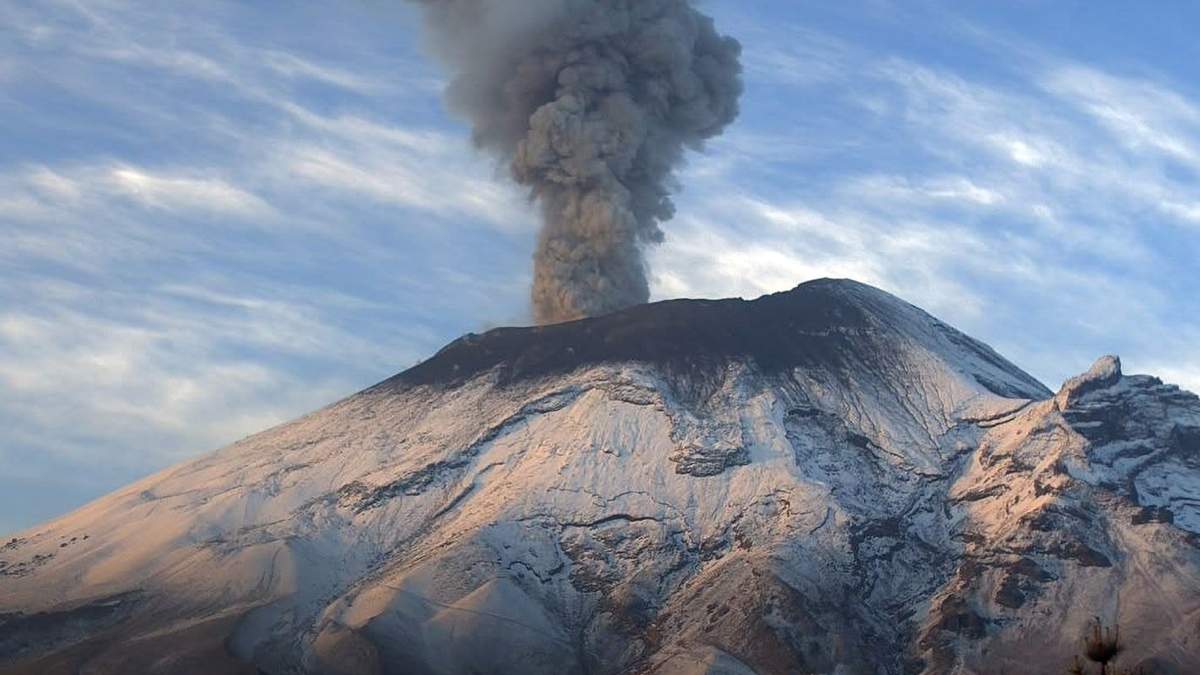 Actividad del Popocatépetl