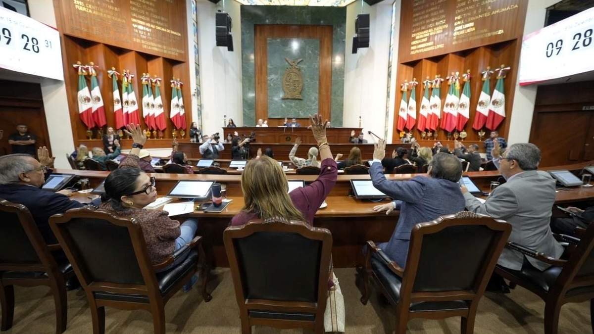 Votación en el Congreso de Sinaloa