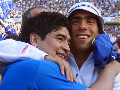 El sentido mensaje de Carlos Tevez sobre Maradona
