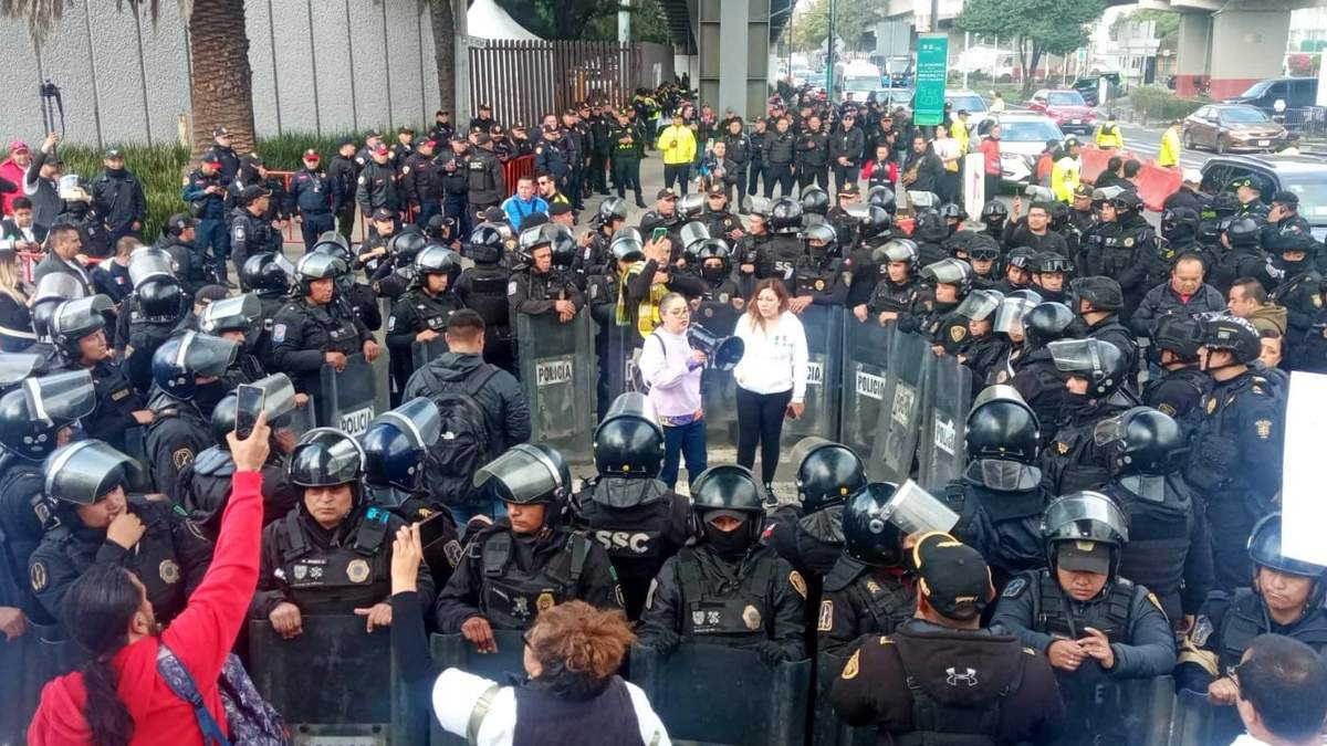 Repliegan manifestación de trabajadores del Poder Judicial en Gran Premio de México