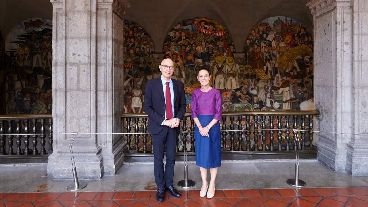 La presidenta y el Alto Comisionado de las Naciones Unidas