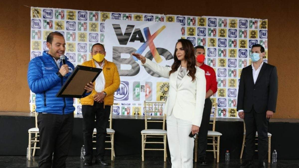Lupita Jones asumió como precandidato de la alianza PRI-PAN-PRD a la gubernatura de Baja California