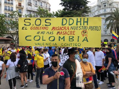 Masiva movilización en Colombia: varias ciudades del país se suman al Paro Nacional