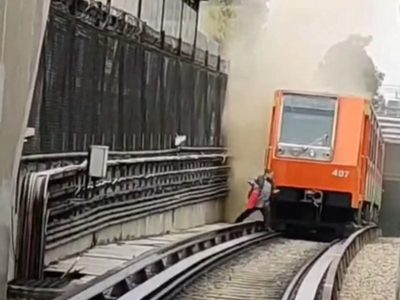 Conato de incendio en la estación Coyuya del Metro (Video)